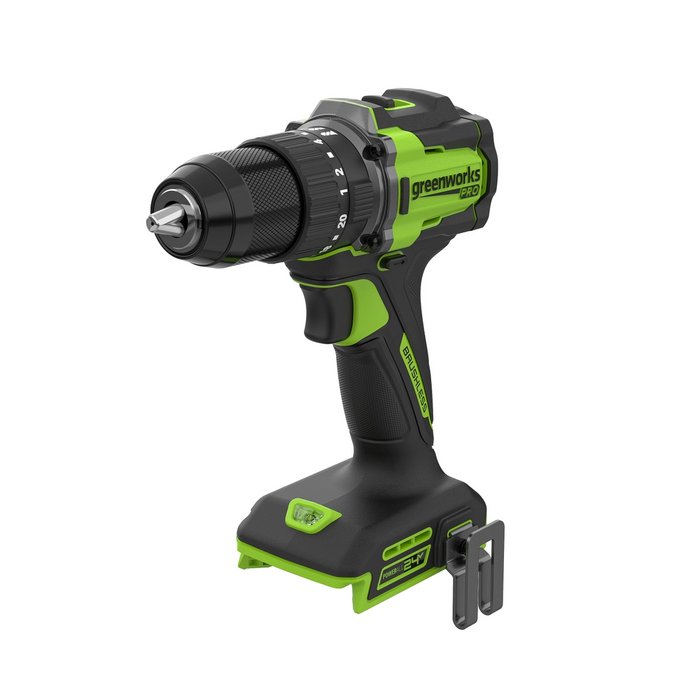 Дрель-шуруповерт ударная аккумуляторная Greenworks HD560, бесщеточная, без АКБ и ЗУ